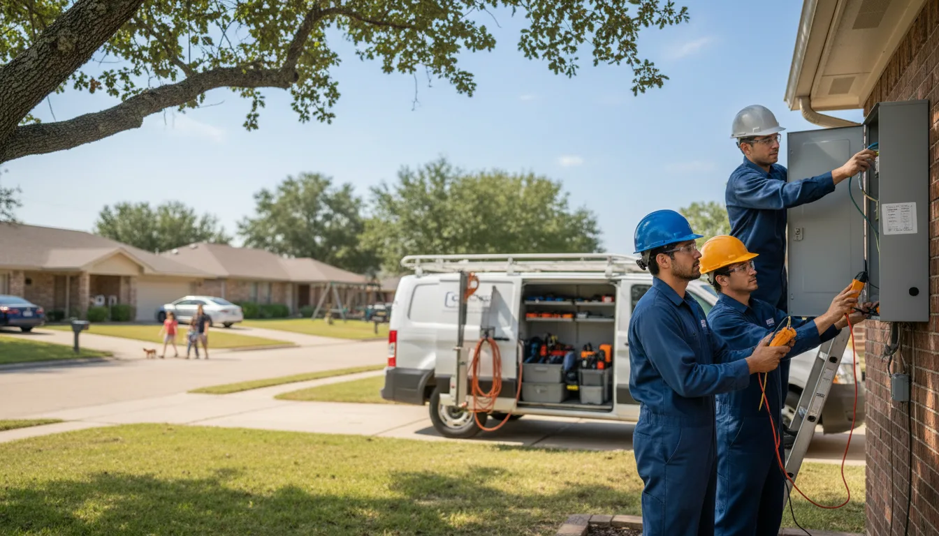 Certified electrician providing emergency electrical services in Fleming, OH